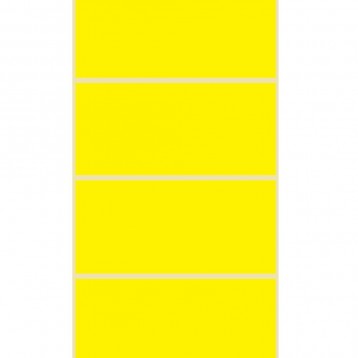 FSM - Zebra Z-Select 2000D JAUNE - 105mmx70mm - Etiquette thermique premium