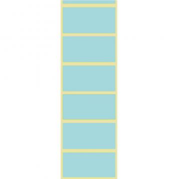 FSM - Zebra Z-Select 2000D BLEU - 60mmx30mm - Etiquette thermique premium