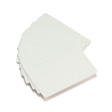 Carte eco Zebra PVC blanc - 0,76mm
