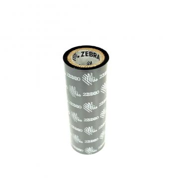 Echantillon Zebra Cire 2300 - 110mmx50m - Ruban noir