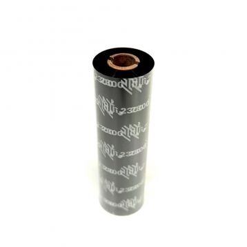 Echantillon Zebra Cire 2300 - 110mmx74m - Ruban noir